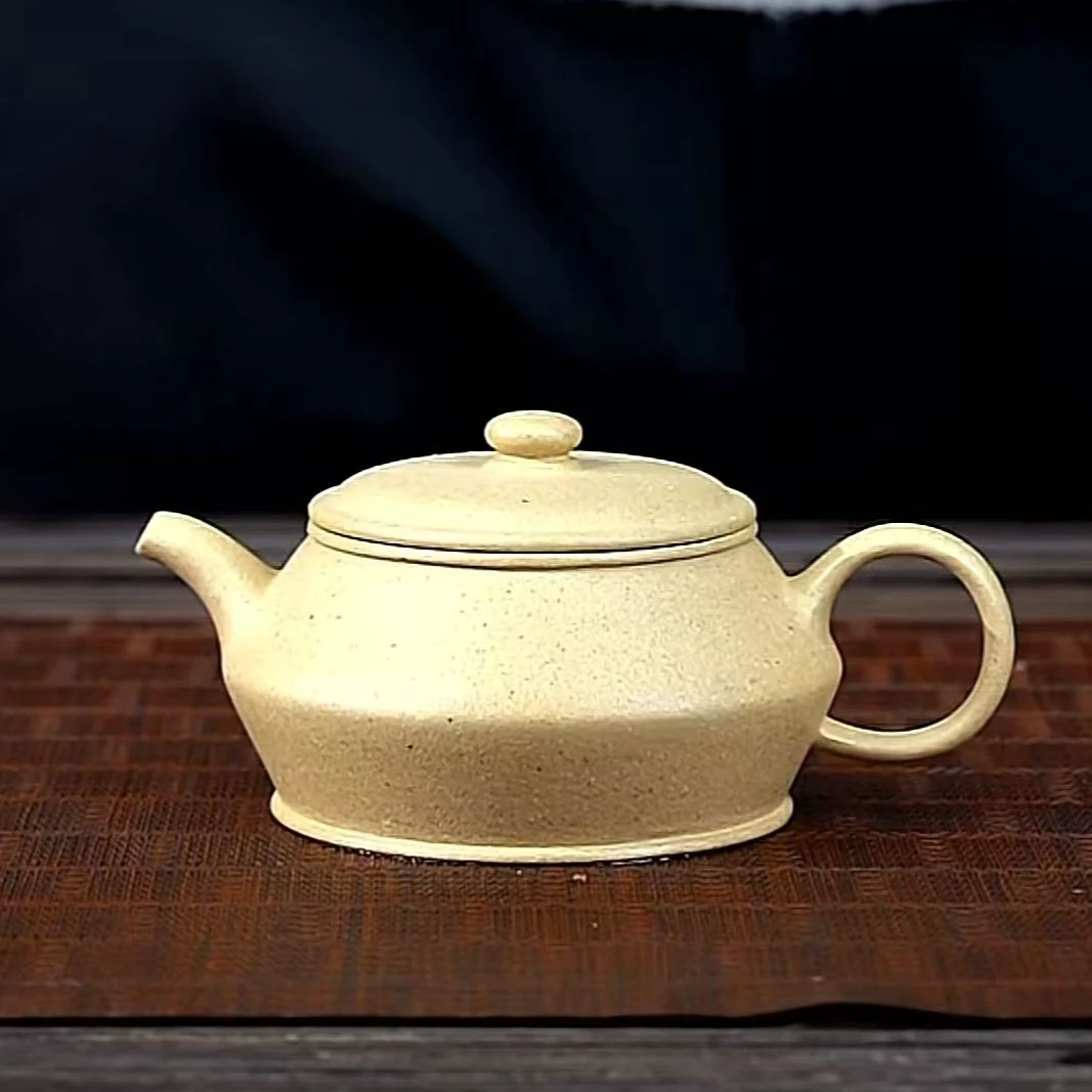 XJ本绿【曼殊】宜兴黄龙山原矿手工紫砂壶