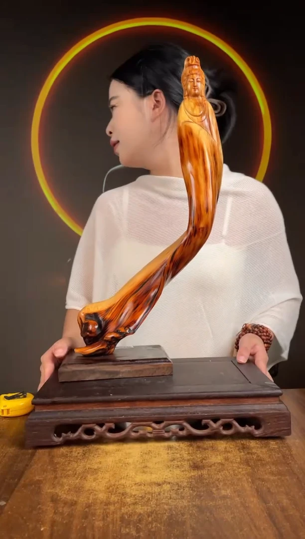 柏木（崖柏）手工摆件,先抢先得! 编号:74