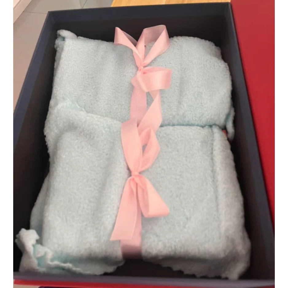 【颜色随机】珊瑚绒毛巾薄款一条家用吸水洗澡