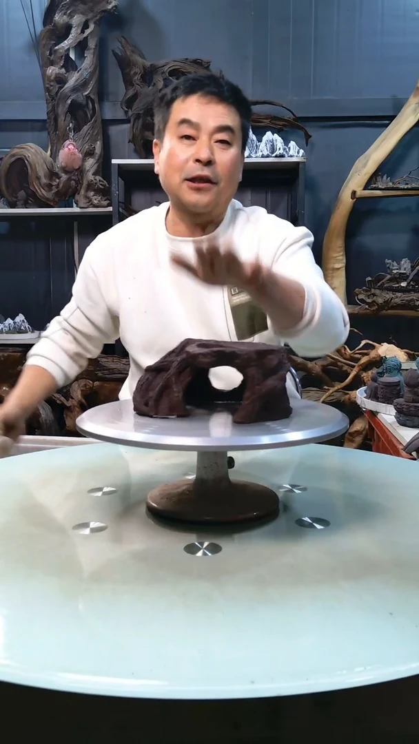 紫金砂镂空树桩99