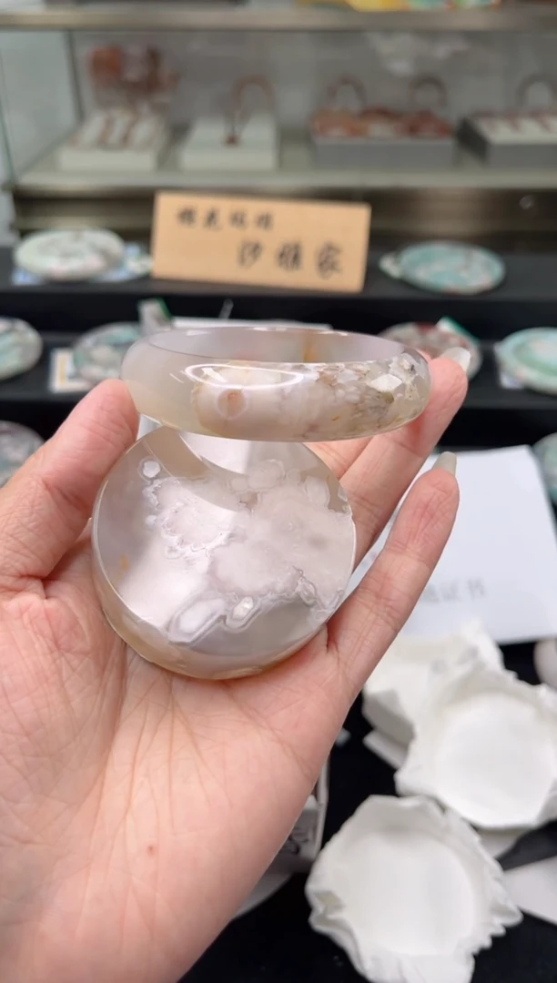 未镶嵌手镯石英质玉58圈口（赠品镯心）368742