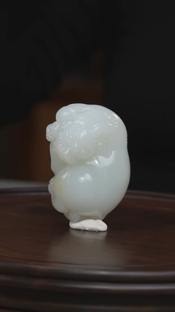 未镶嵌和田玉把件小*湖