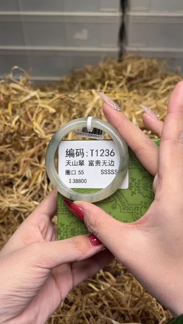 未镶嵌手镯石英质玉T1236