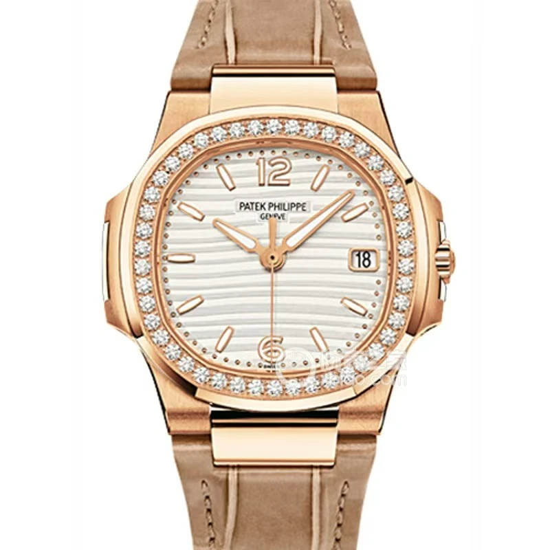 99新  鹦鹉螺/石英/全套/原钻/18k玫/33.5mm/SBK0128674