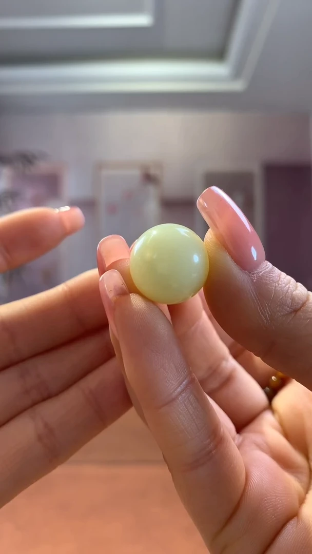 【闪购商品】和田玉挂件未镶嵌黄口大单珠