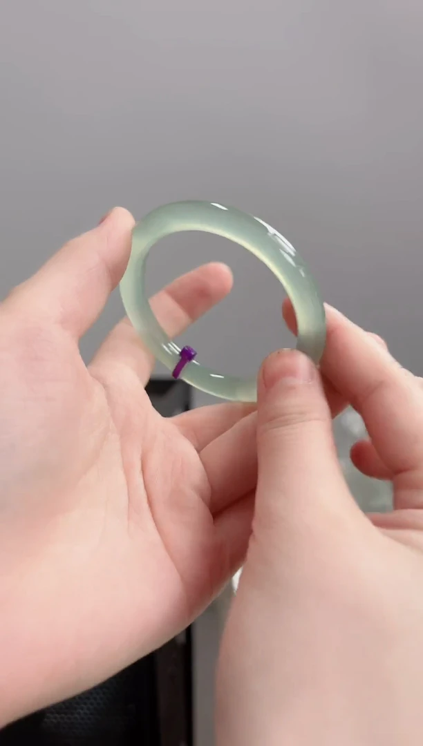 手镯玛瑙/玉髓未镶嵌56-57圈卡8