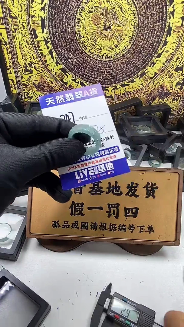 未镶嵌戒圈翡翠247
