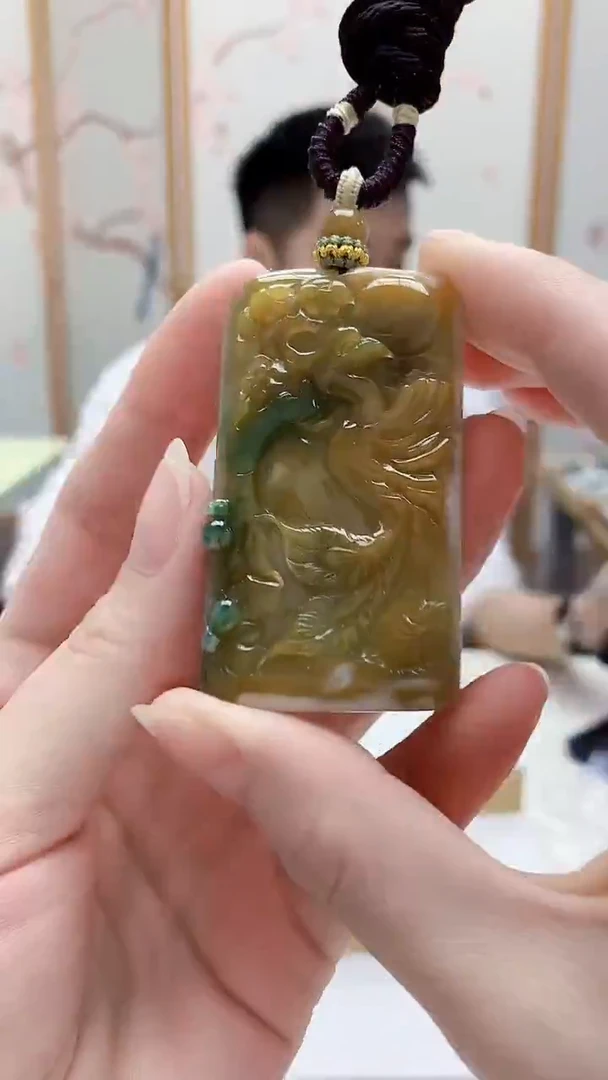 未镶嵌定制翡翠5028ry-毛货挂件99