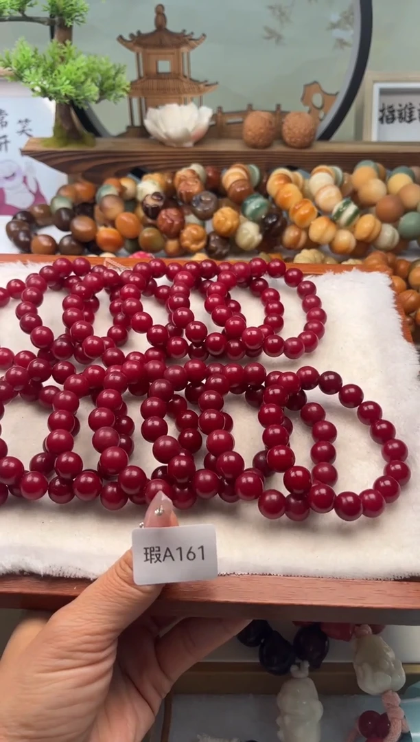 【闪购商品】菩提根/象牙果手串11mm瑕圆珠随机一串不挑A161