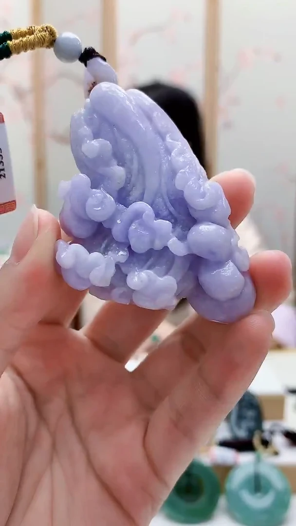 未镶嵌定制翡翠4852lr-毛货挂件106