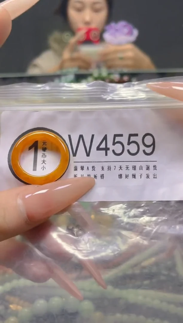 颈饰未镶嵌翡翠17.6MM/W/翡翠A货，一件也是批发价