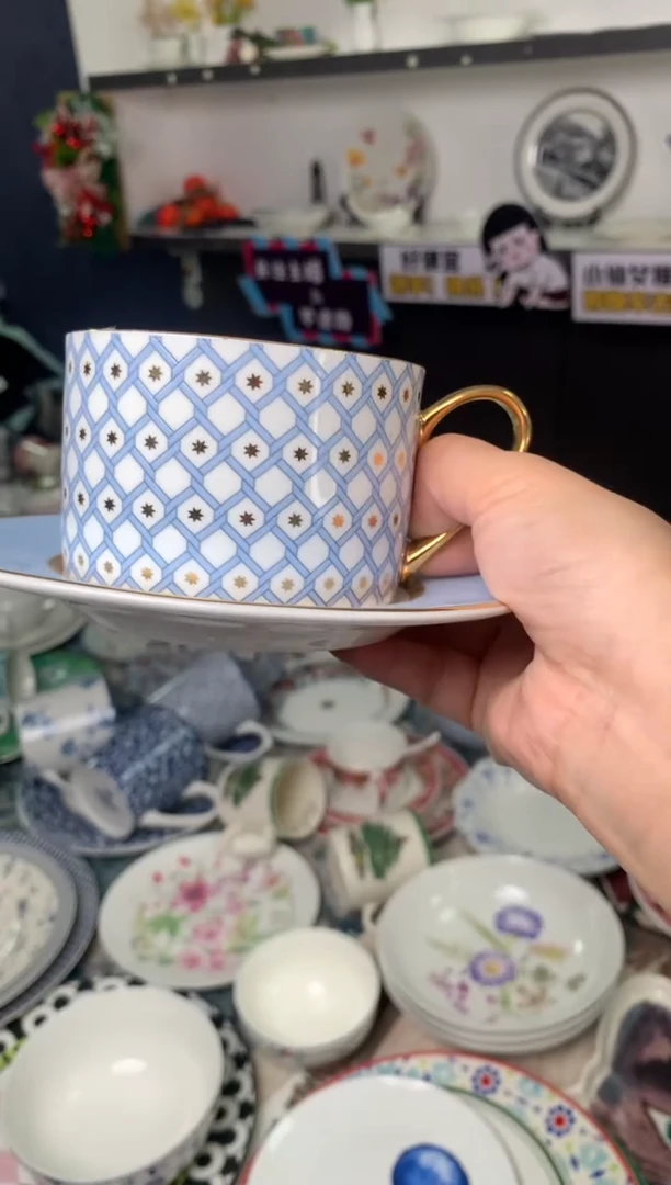 【闪购商品】瓷片陶瓷原单CC336餐具两杯两碟