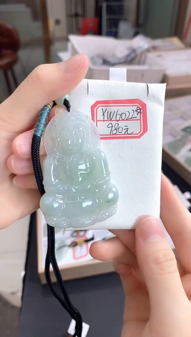 翡翠未镶嵌颈饰YW6022翡翠高冰大观音