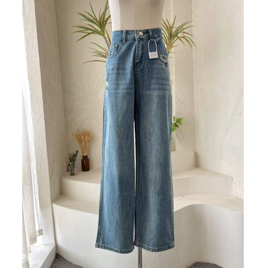 【雪儿专属】新疆包邮-239#女款时尚休闲百搭牛仔裤