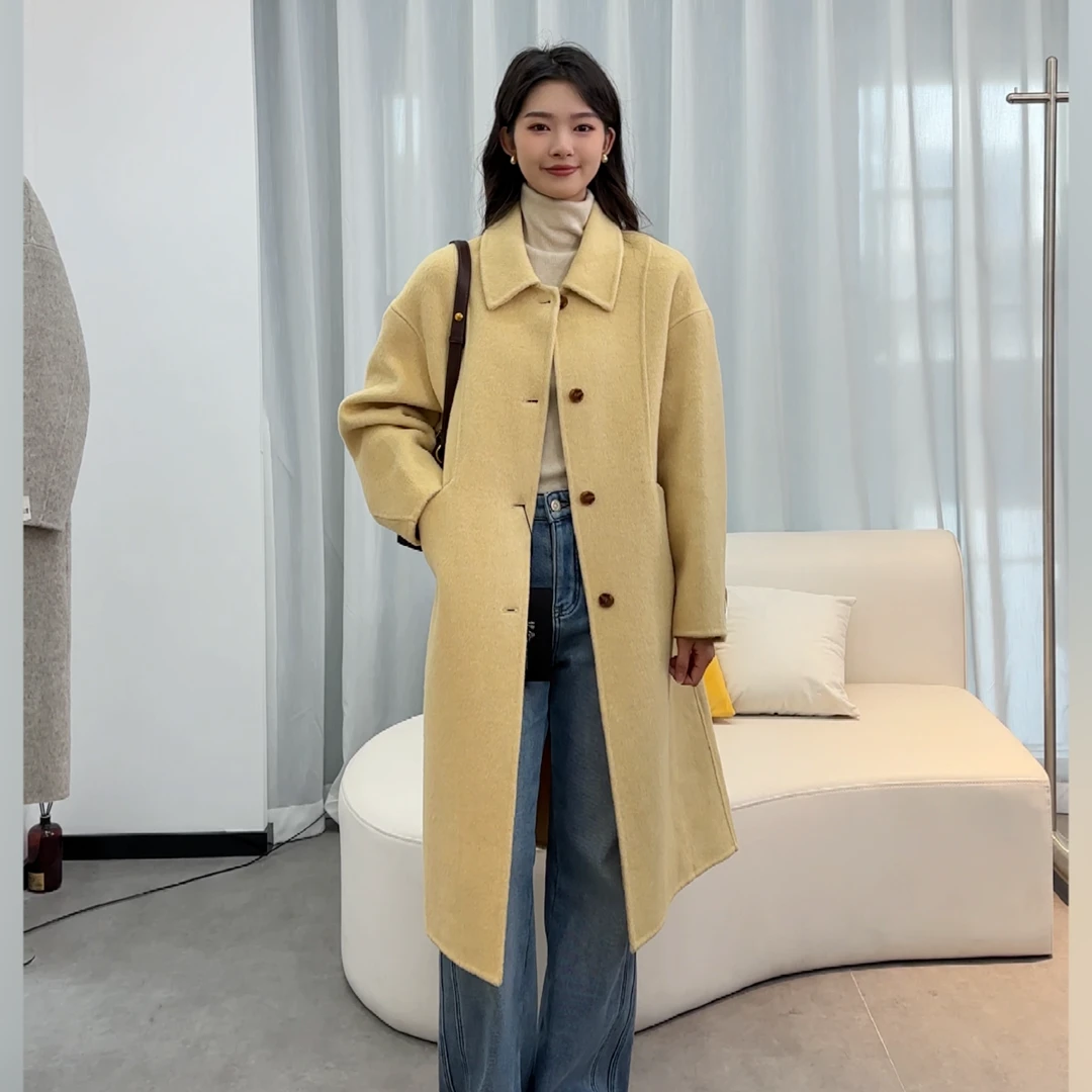 EXR“韩系女主”羊绒大衣YC8822