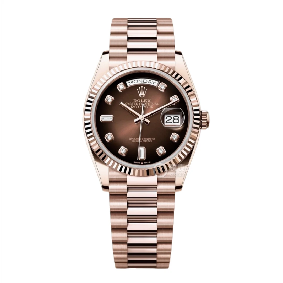 99新 Rolex/劳力士 老佛爷/劳力士128235/自动机械/19年全套/36mm