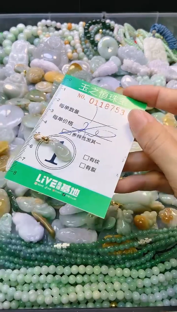 翡翠未镶嵌颈饰闪购0118753多样性发其一