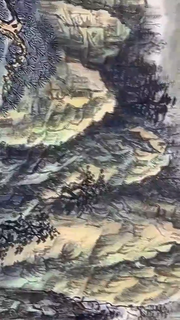 国画李纲-8平尺-山水国画