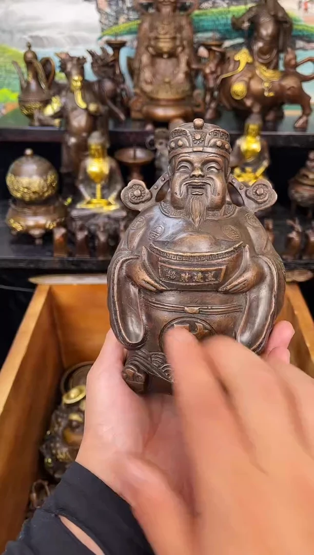 鹏哥雅集铜器 甄选摆件