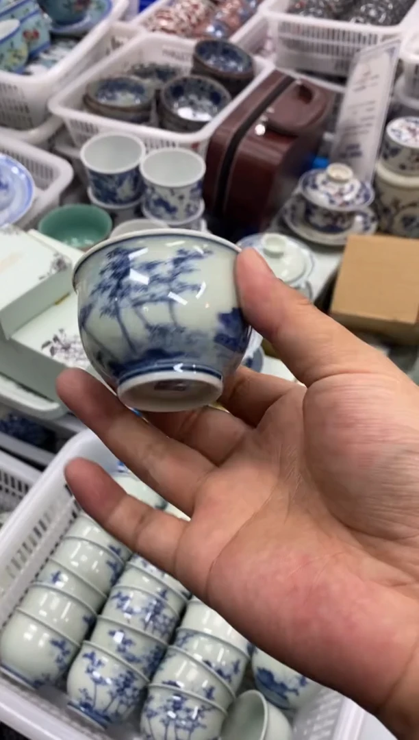 陶瓷景德陶瓷茶具容量约55