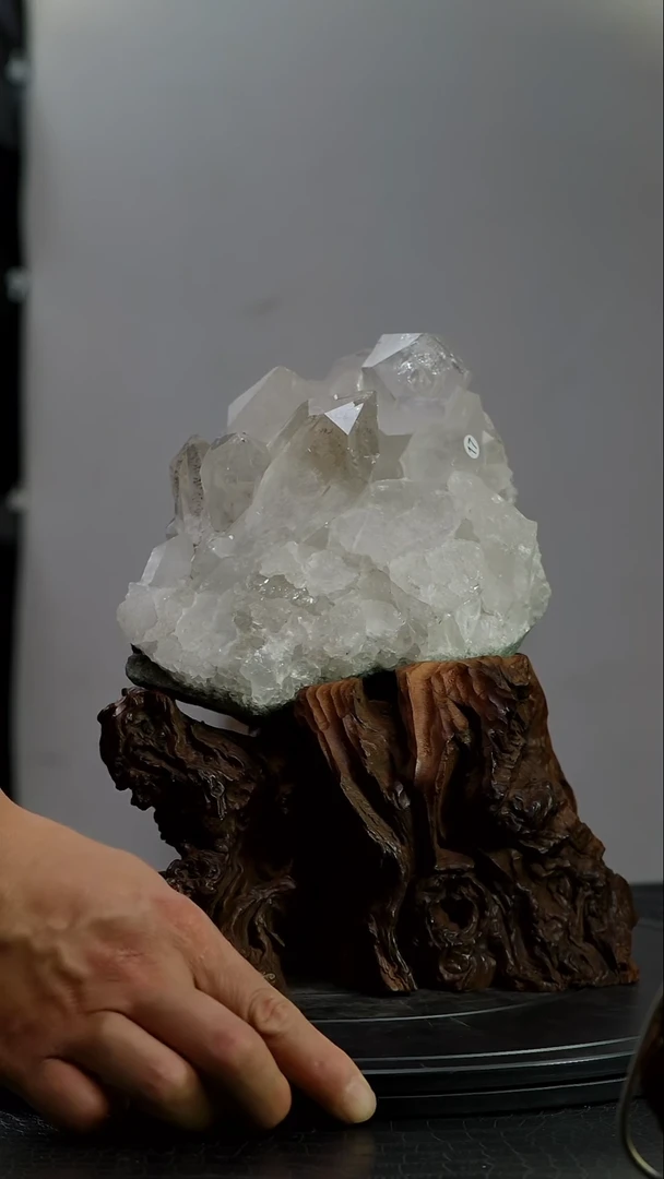 水晶珠宝半成品未镶嵌天然水晶居家办公摆件