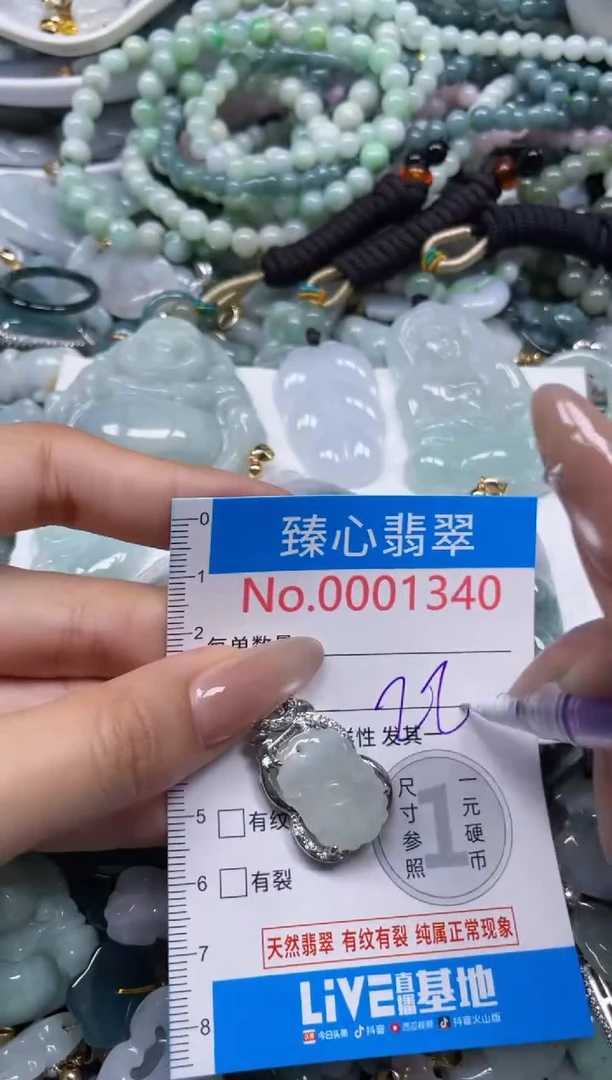 颈饰未镶嵌翡翠1340