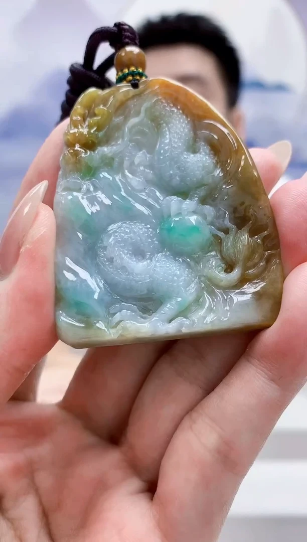 未镶嵌定制翡翠5028MM-毛货挂件15