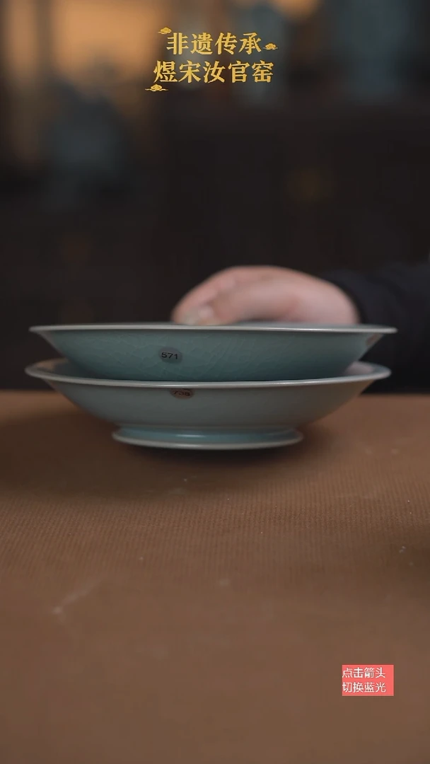 盘子571/738号大瑕17公分