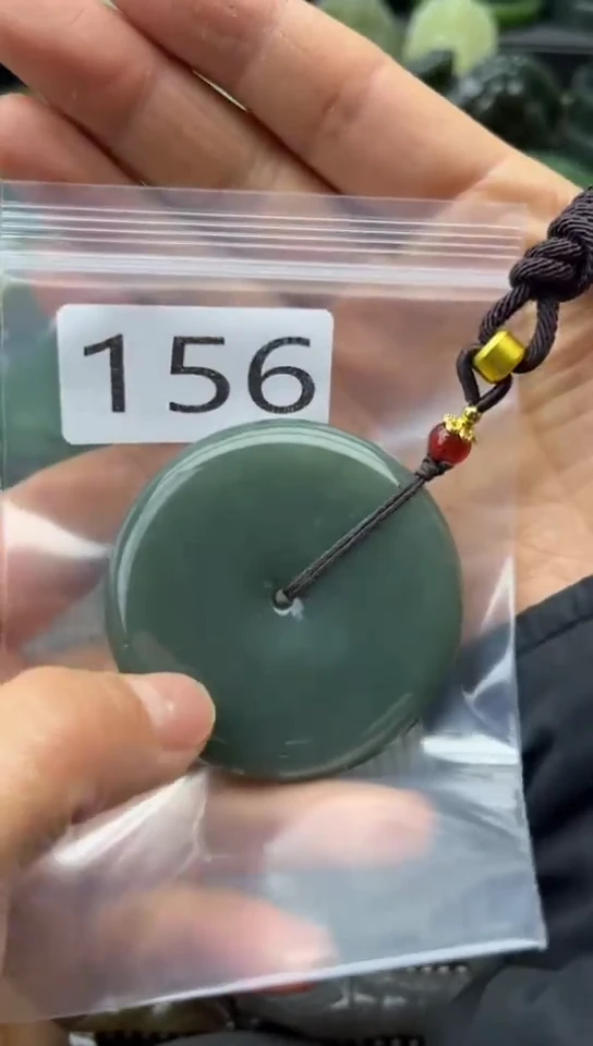 未镶嵌和田玉珠宝半成品扣子