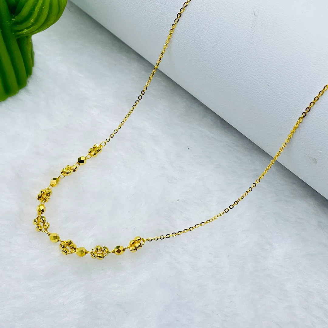 足金999蹦迪球球套链G