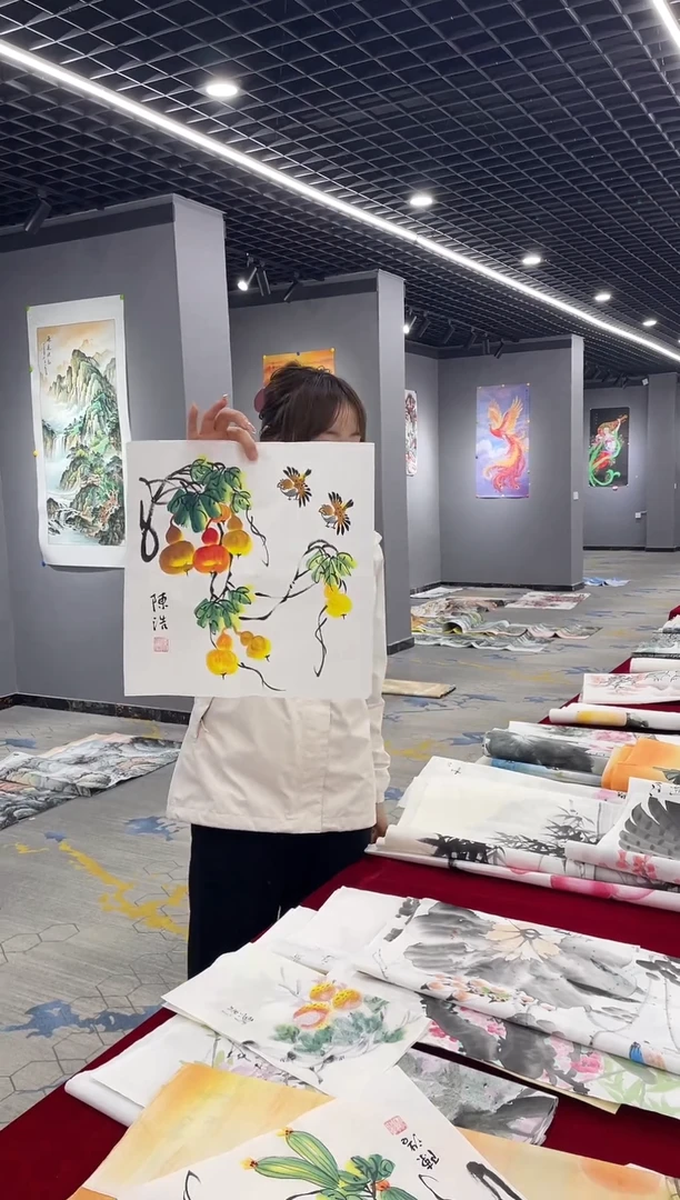 名人名画手工制作