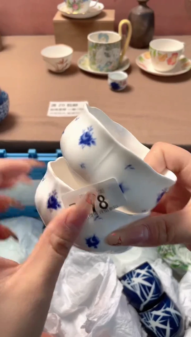 瓷片孟*瓷器瓷器E578