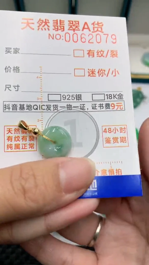 【闪购商品】翡翠颈饰未镶嵌            8