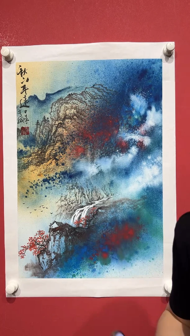 国画李纲-2.7平尺-国画作品