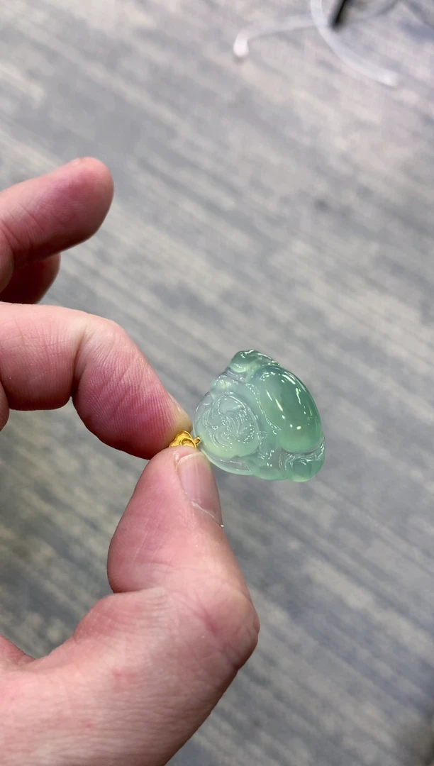 颈饰未镶嵌翡翠天然A货翡翠