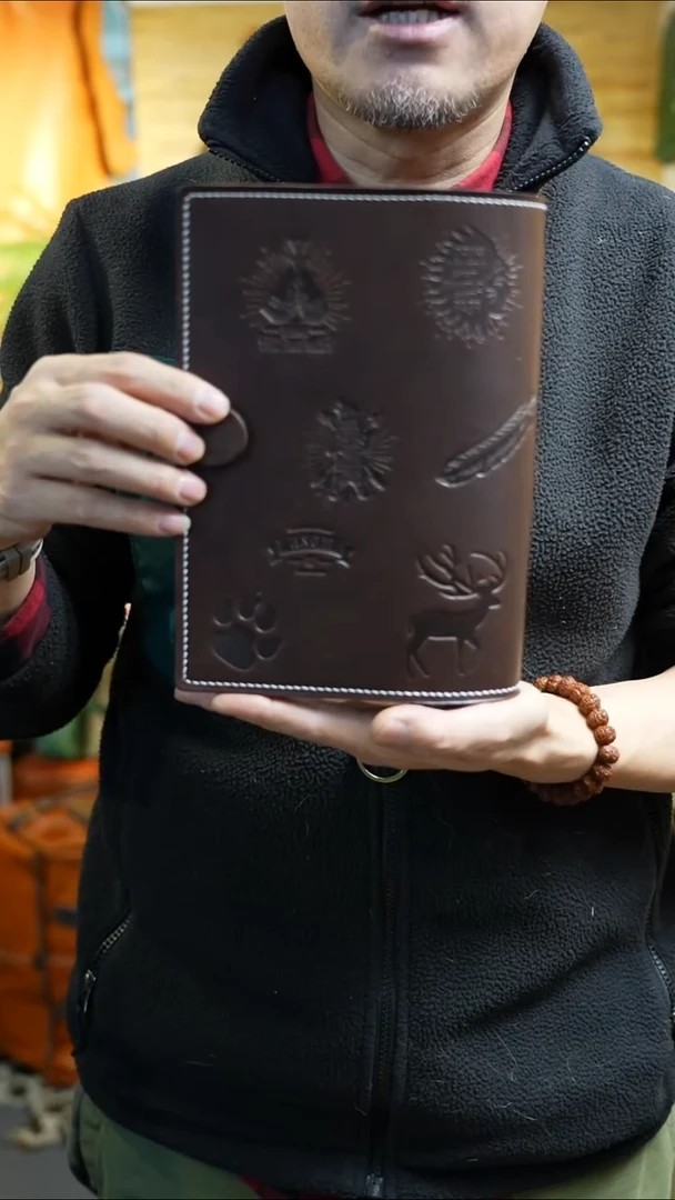 咖啡色荒野猎人 活页本A5