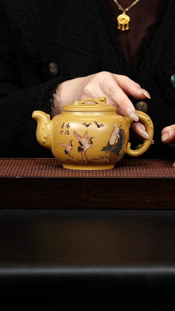 茶壶紫砂如意壶