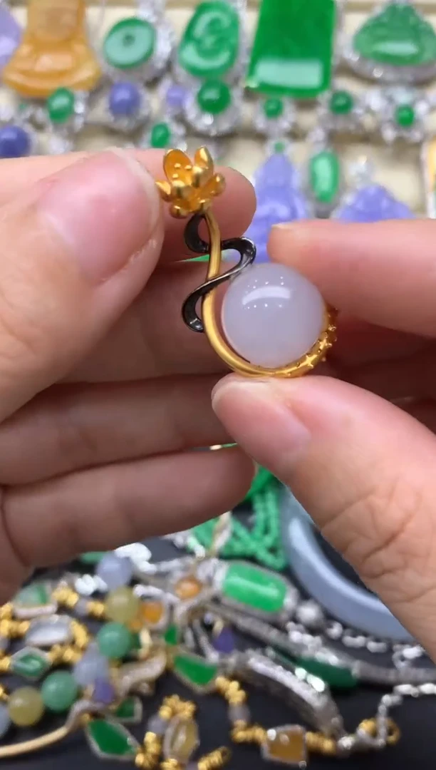 【闪购商品】翡翠颈饰18K金镶嵌398-中国好珍宝