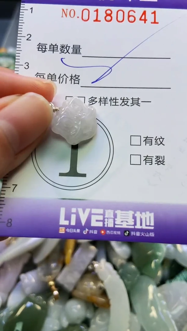 翡翠未镶嵌颈饰闪购0180641