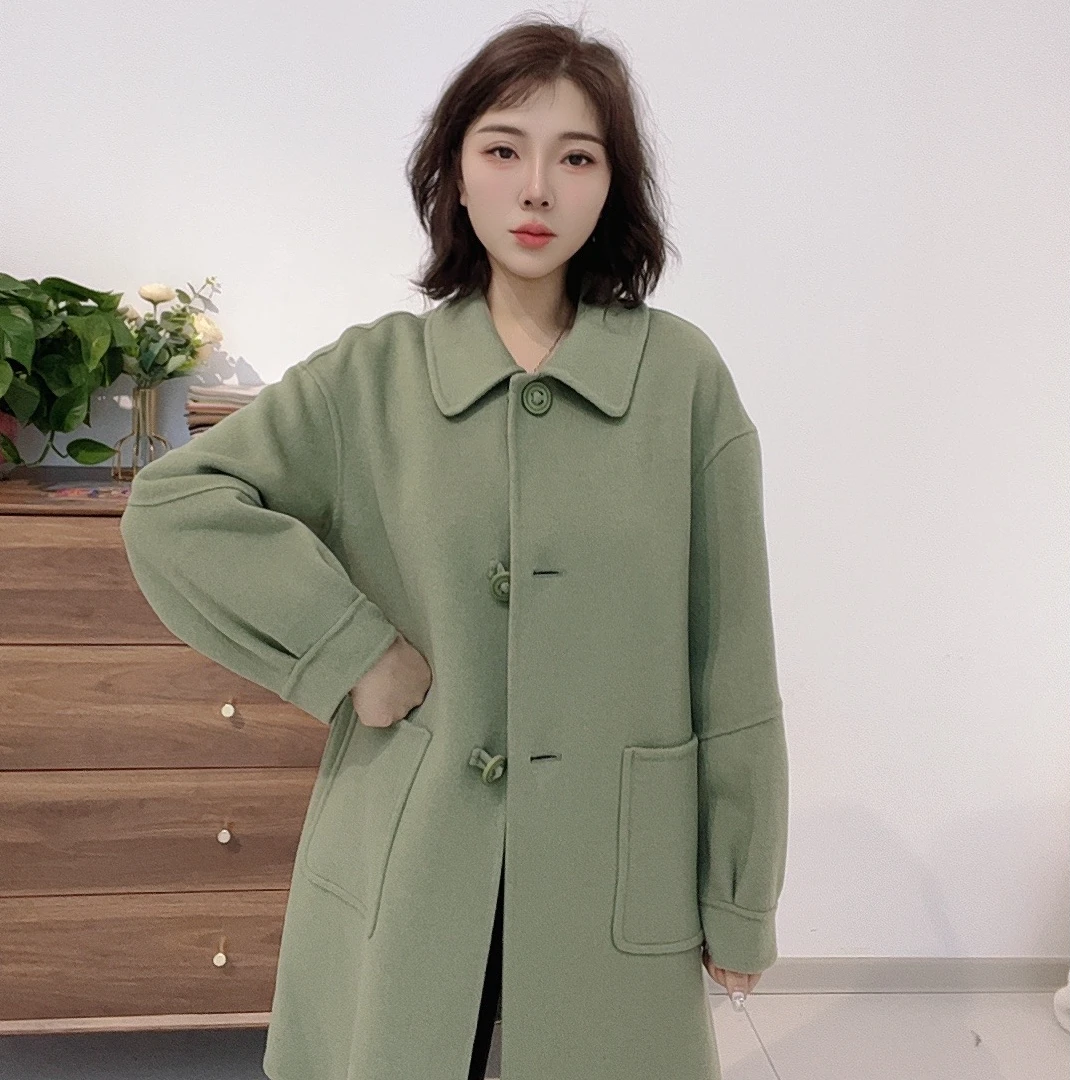 （10038）鄂市产地 时尚显瘦小方领高级设计感短款外套