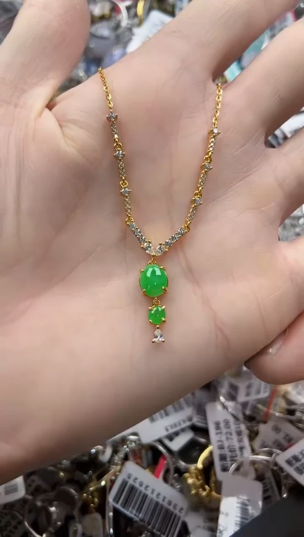 翡翠戒指银S925镶嵌777----4