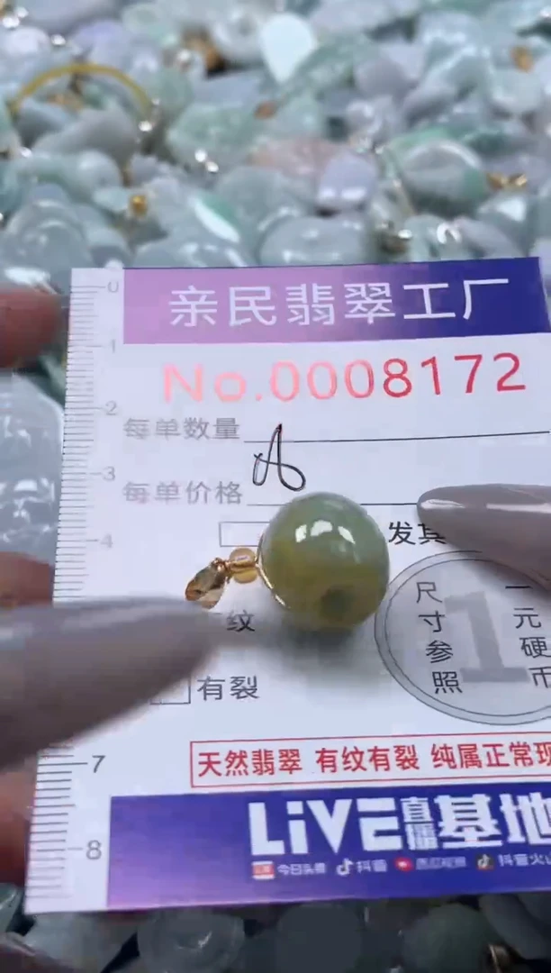 颈饰未镶嵌翡翠8172