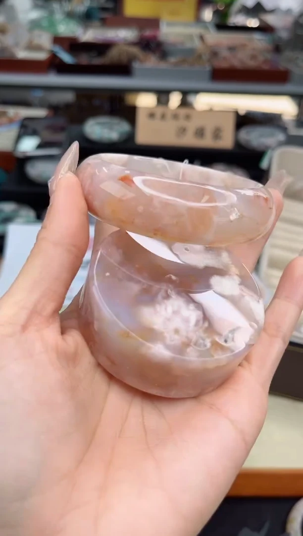 【闪购商品】石英质玉手镯未镶嵌59圈口（赠品镯心）3681124