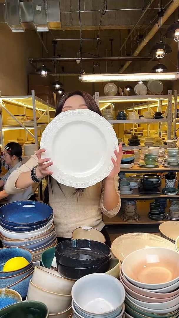 瓷225外贸尾货窑变釉下彩默认微瑕