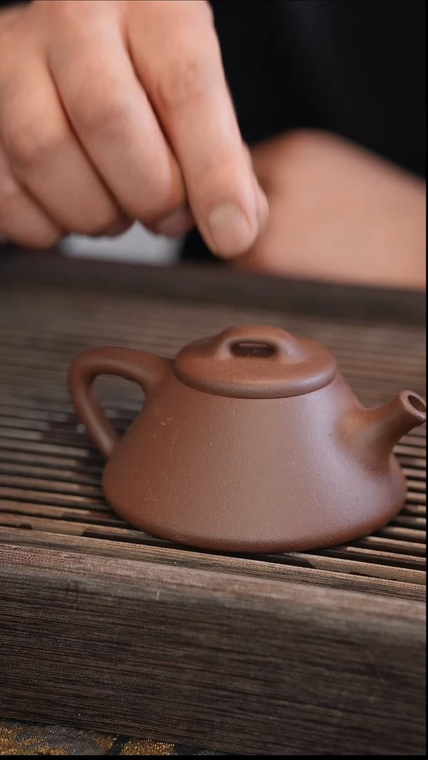 茶壶紫砂纳瓢 变色龙 半手工 150cc
