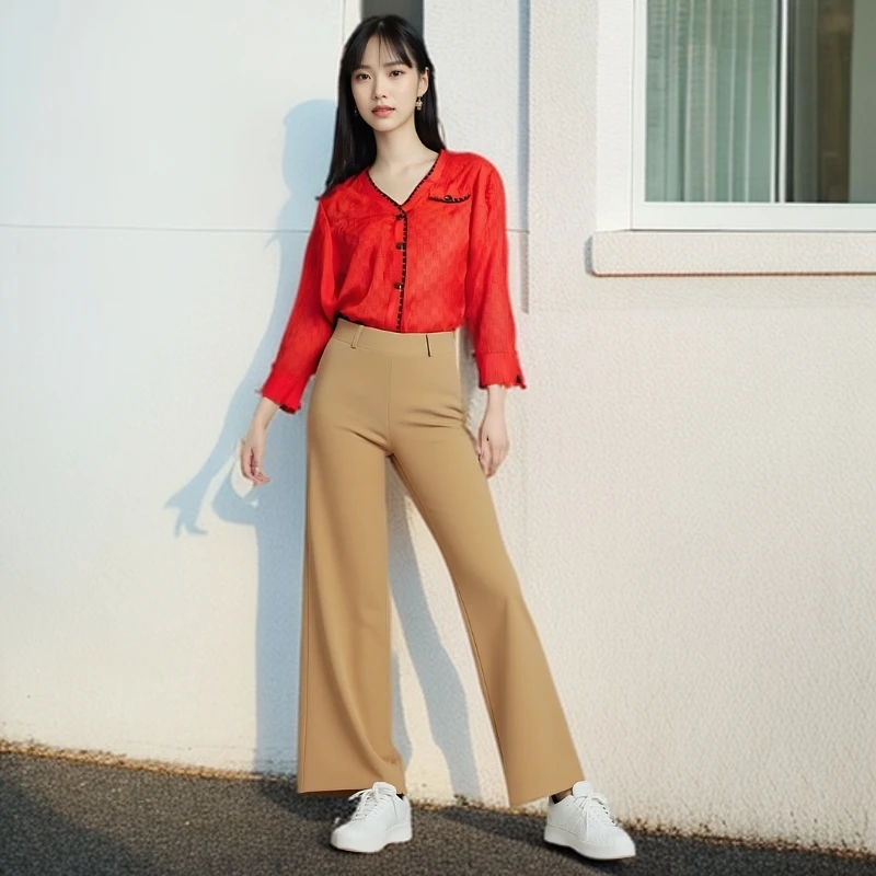 【844】女常规款落肩袖镂空毛针织衫秋季上衣百搭宽松显瘦春季