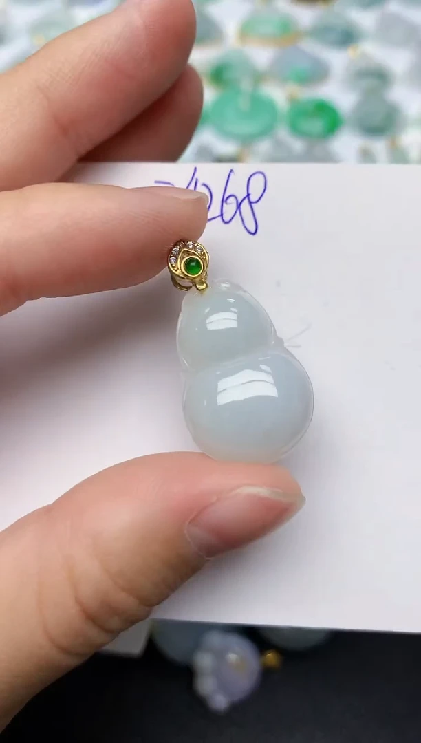 颈饰未镶嵌翡翠天然缅甸A货翡翠百元以上9元证书费自理