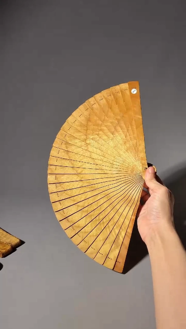 其他楠木（金丝楠）๑***๑981号21cm小叶桢楠扇子