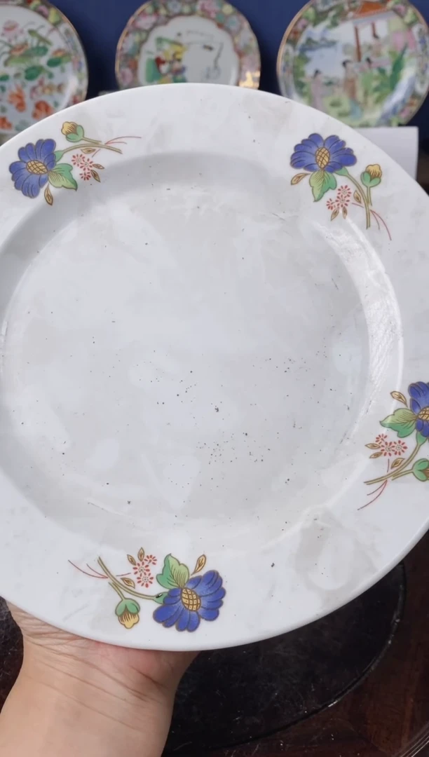 瓷片微瑕景德镇窑厂瓷摆件单件