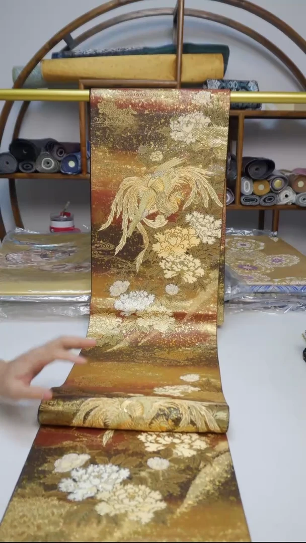织绣161凤凰花卉花卉